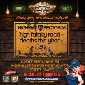 MAD MAX FABRIC BANNER