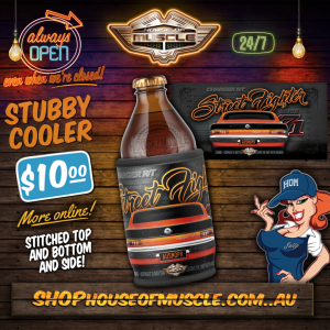 R/T CHARGER STUBBY COOLER