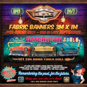 CHEVY FABRIC BANNER