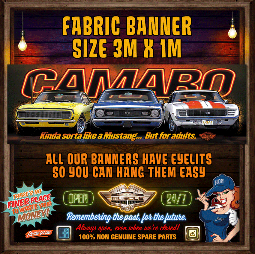 CAMARO 3M FABRIC BANNER