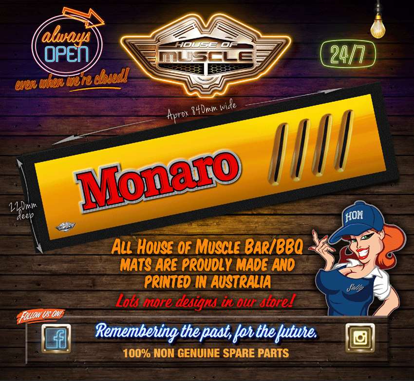 BAR MAT HOLDEN MONARO GRILL
